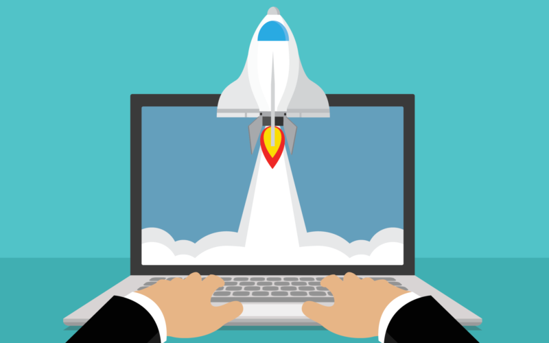 improve website speed rocket computer