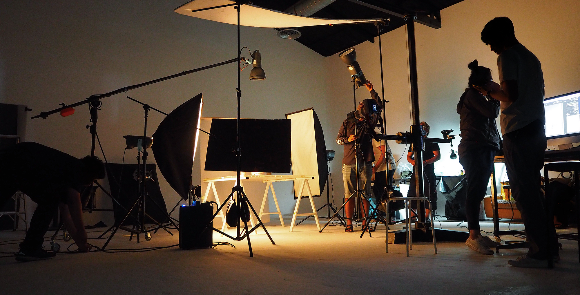 video shoot professional lighting