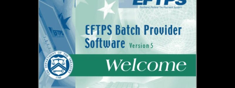 EFTPS Installation Screen